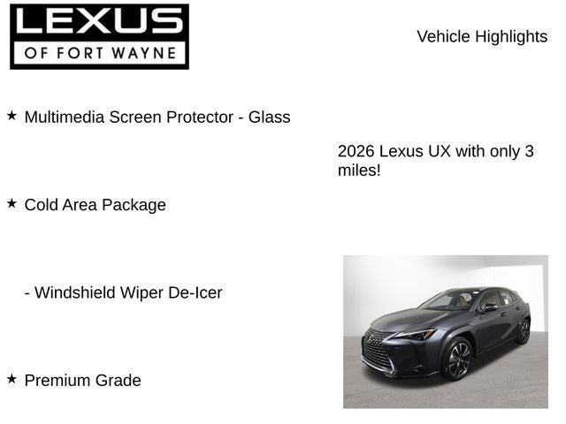 2026 Lexus UX PREMIUM AWD