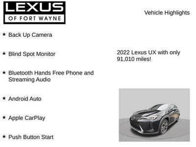 2022 Lexus UX 200 Base