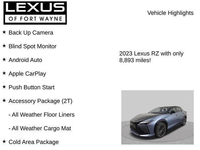 2023 Lexus RZ 450e Luxury