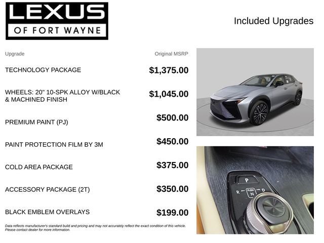 2026 Lexus RZ PREMIUM AWD