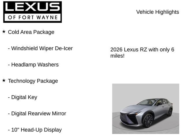 2026 Lexus RZ PREMIUM AWD