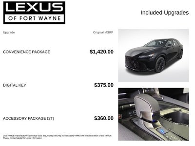 2026 Lexus RX PREMIUM AWD