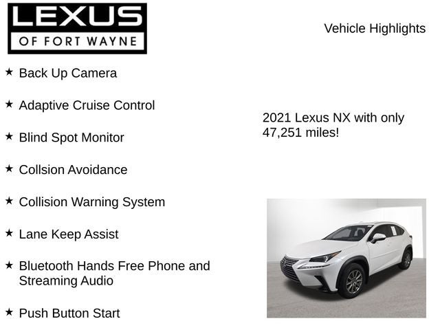 2021 Lexus NX 300 Base