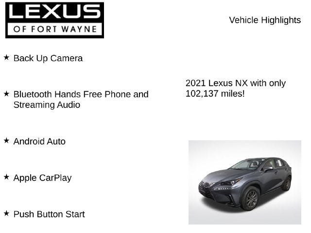 2021 Lexus NX 300 Base