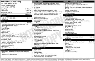 2021 Lexus GX 460 Luxury