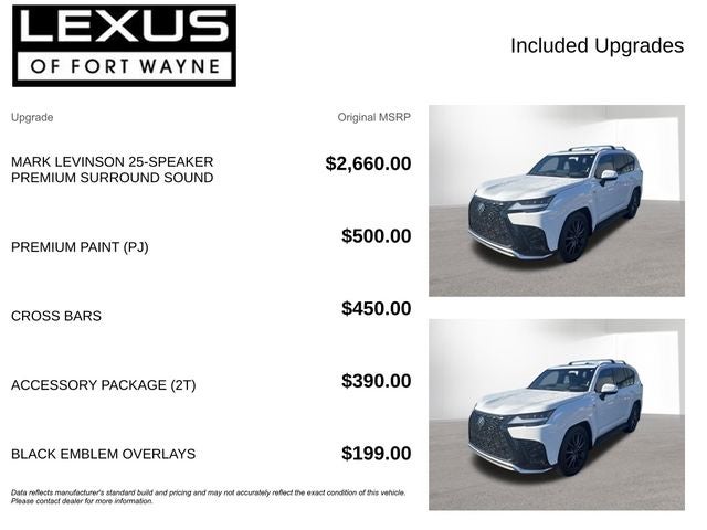 2025 Lexus LX 600 F SPORT