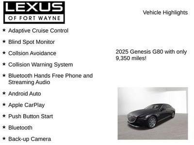2025 Genesis G80 2.5T