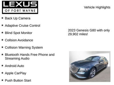 2023 Genesis G80 2.5T