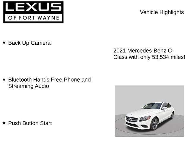 2021 Mercedes-Benz C-Class C 300 4MATIC®