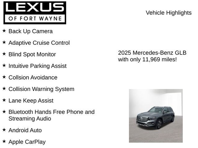 2025 Mercedes-Benz GLB GLB 250 4MATIC®