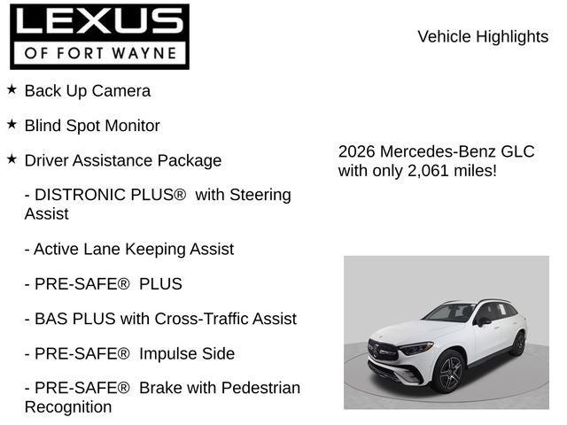 2026 Mercedes-Benz GLC GLC 300 4MATIC®
