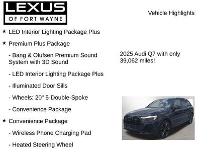 2025 Audi Q7 55 Premium Plus quattro