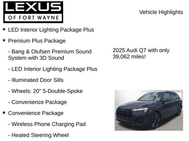 2025 Audi Q7 55 Premium Plus quattro