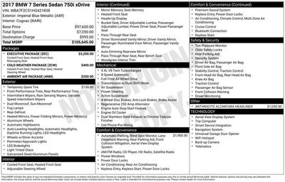 2017 BMW 7 Series 750i xDrive