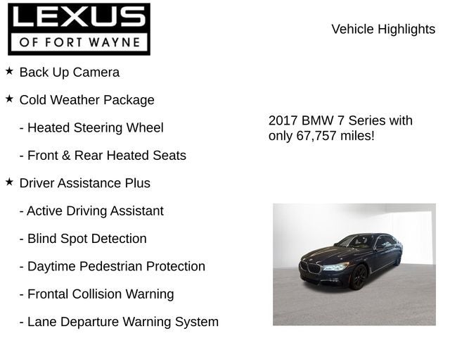 2017 BMW 7 Series 750i xDrive