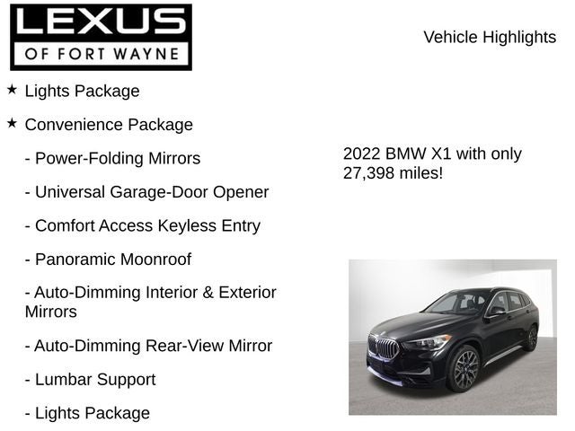 2022 BMW X1 xDrive28i