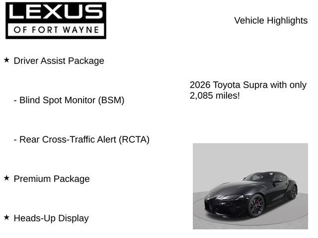 2026 Toyota GR Supra 3.0