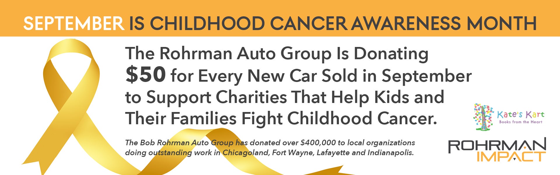 SEPTEMBER IS CHILDHOOD CANCER AWARENESS MONTH