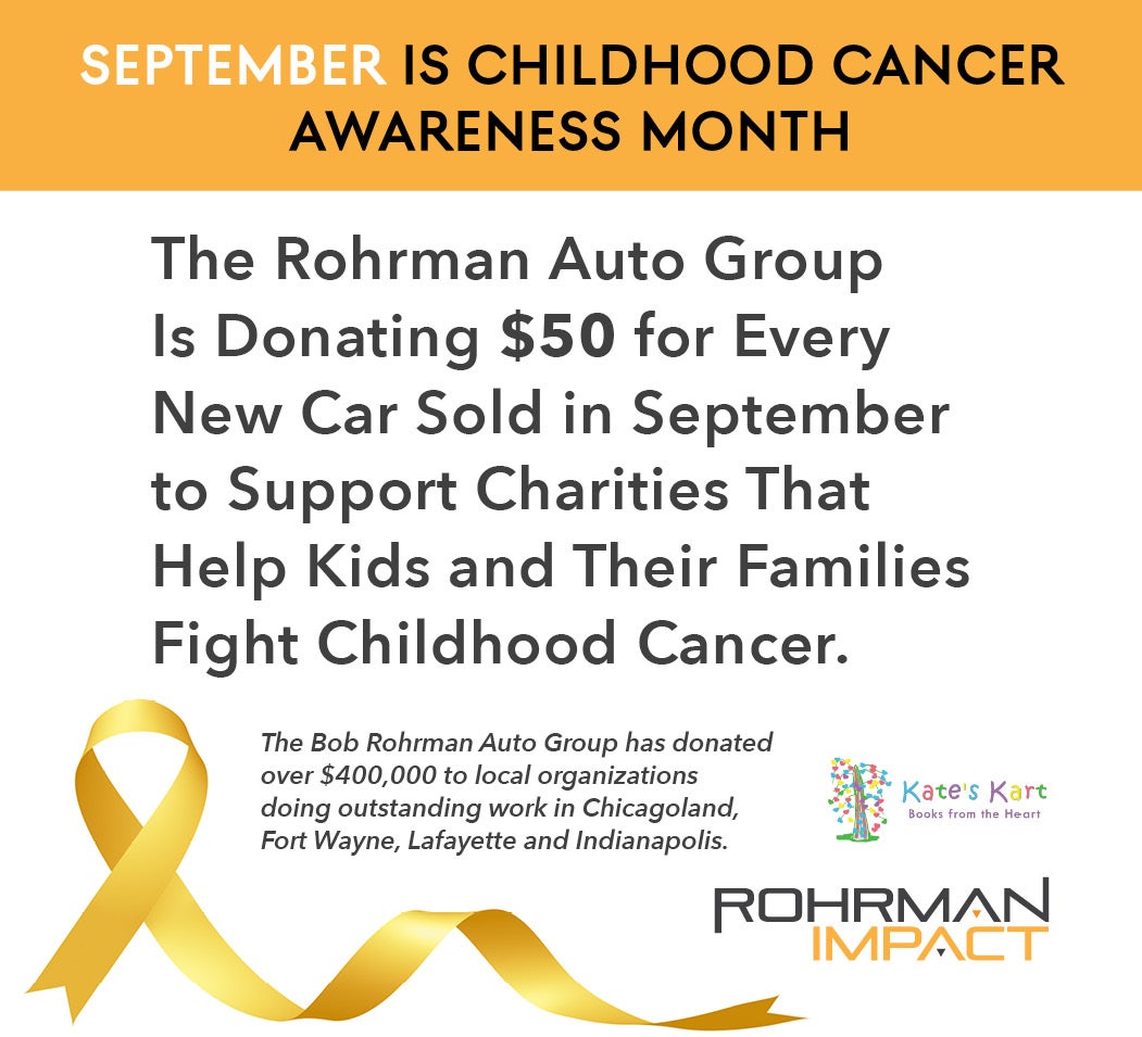 SEPTEMBER IS CHILDHOOD CANCER AWARENESS MONTH