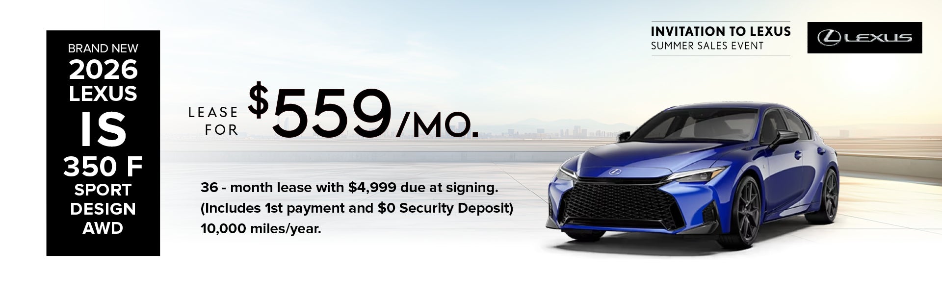 2026 IS 350 F Sport Design AWD