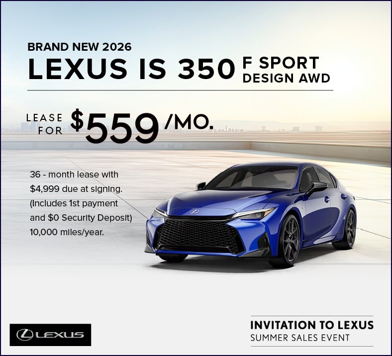 Brand New 2026 IS 350 F SPORT DESIGN AWD