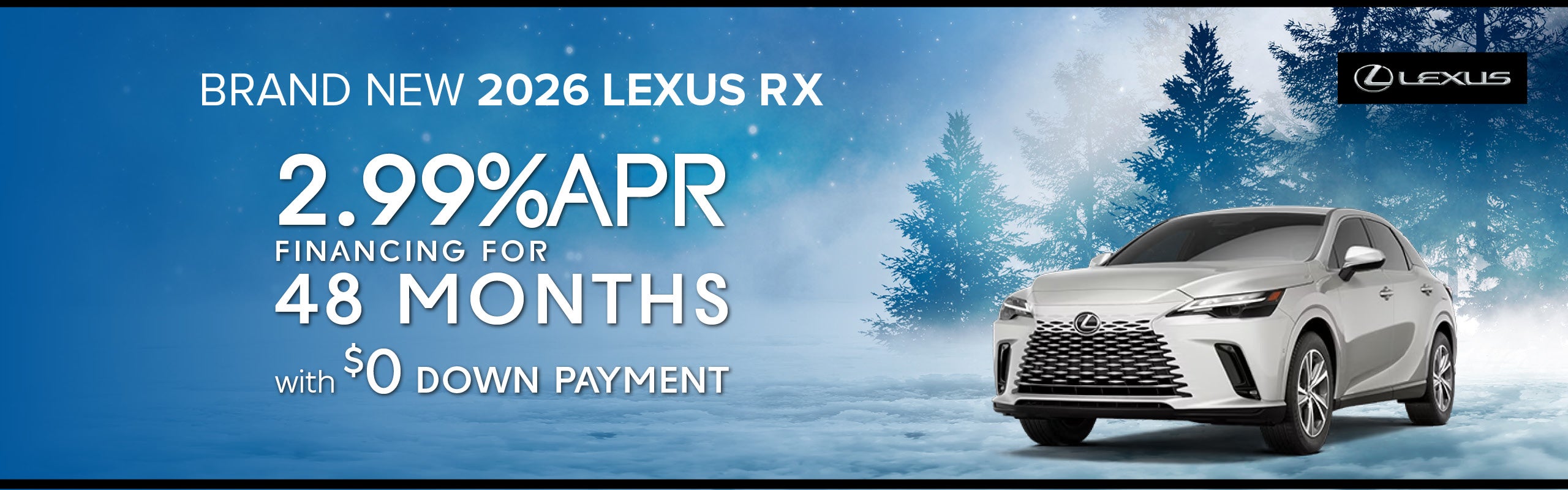 Brand New 2026 Lexus RX