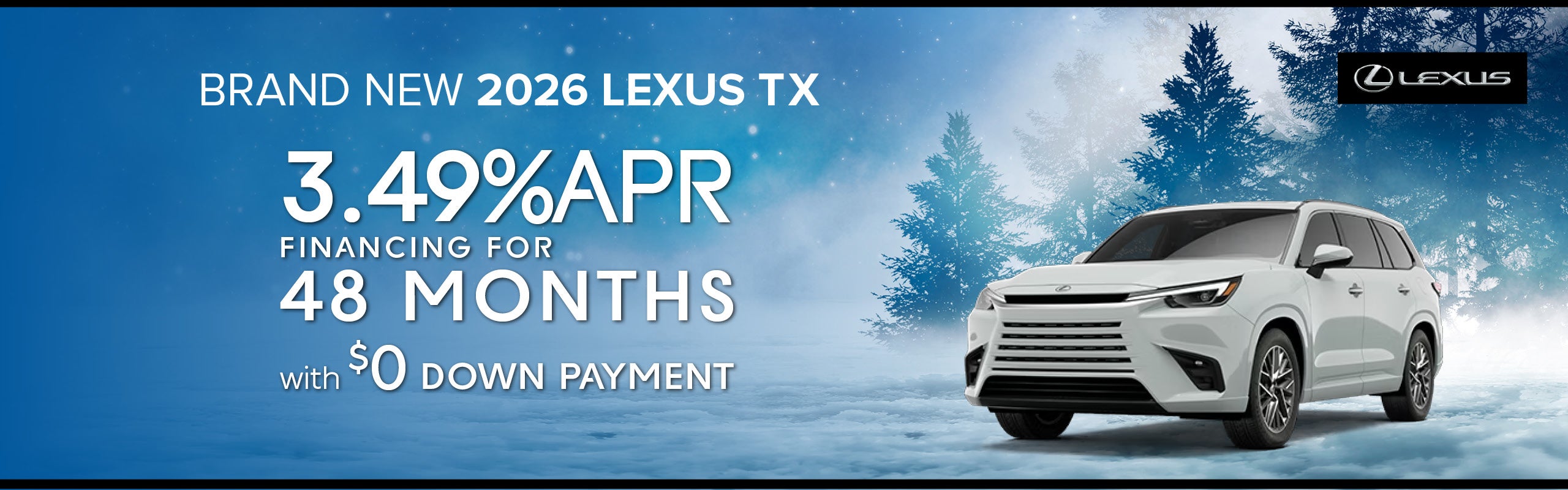 Brand New 2026 Lexus TX