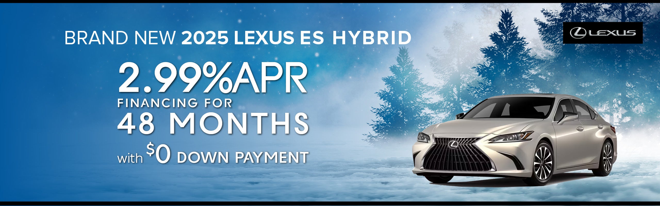 Brand New 2025 Lexus ES Hybrid