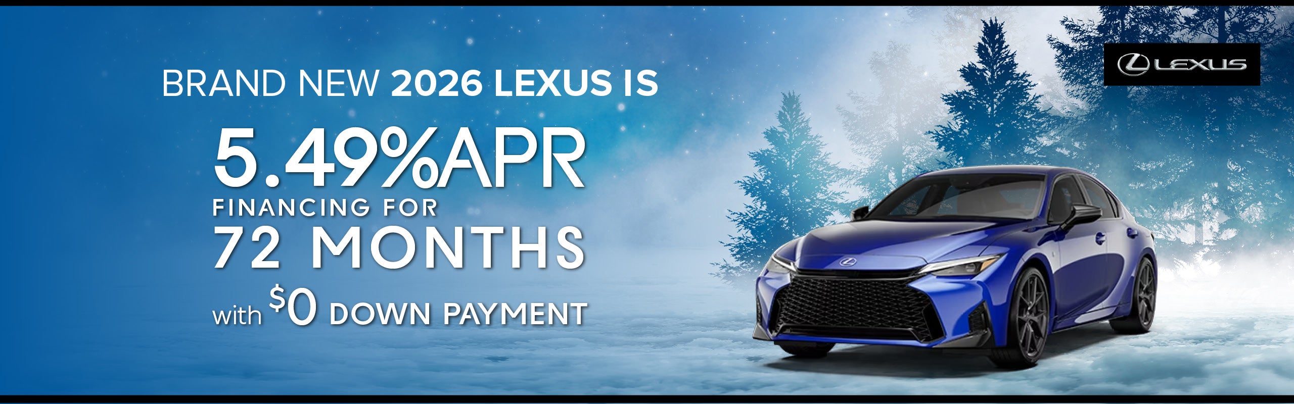 Brand New 2026 Lexus IS