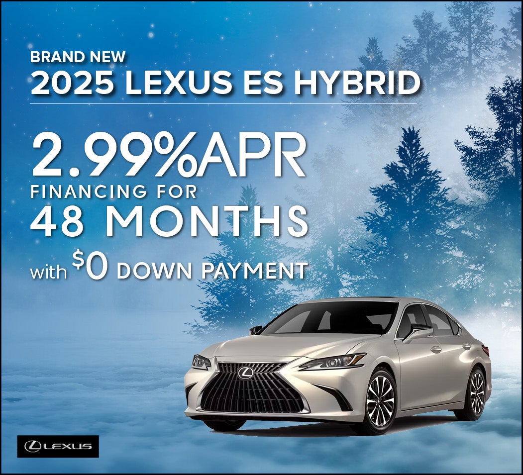 Brand New 2025 Lexus ES Hybrid