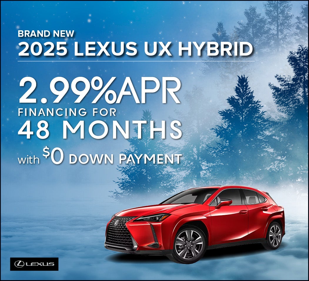 Brand New 2025 Lexus UX Hybrid