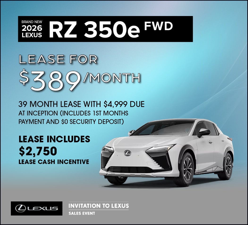Brand New 2026 Lexus RZ 350e