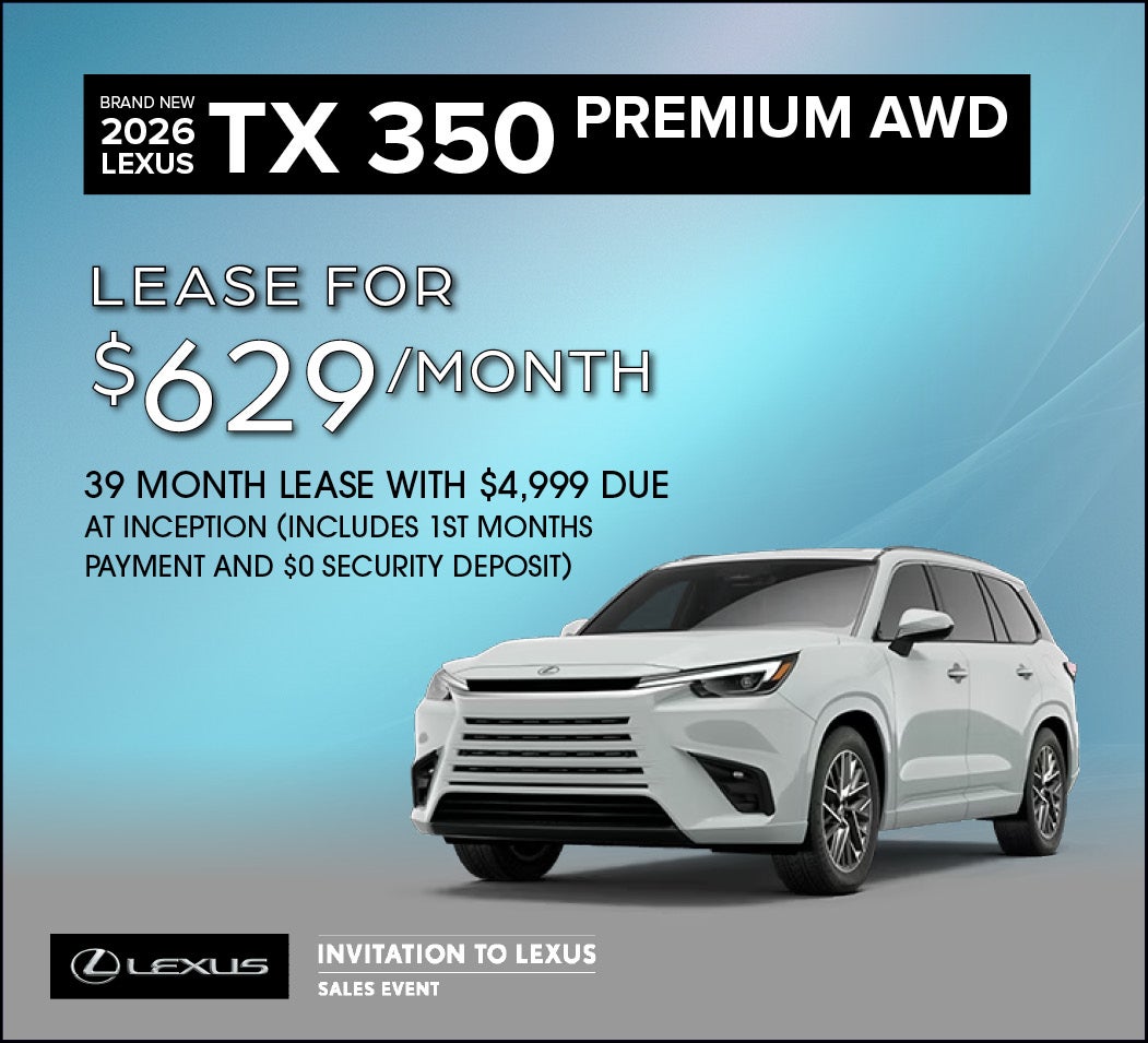 Brand New 2026 Lexus TX 350 Premium AWD