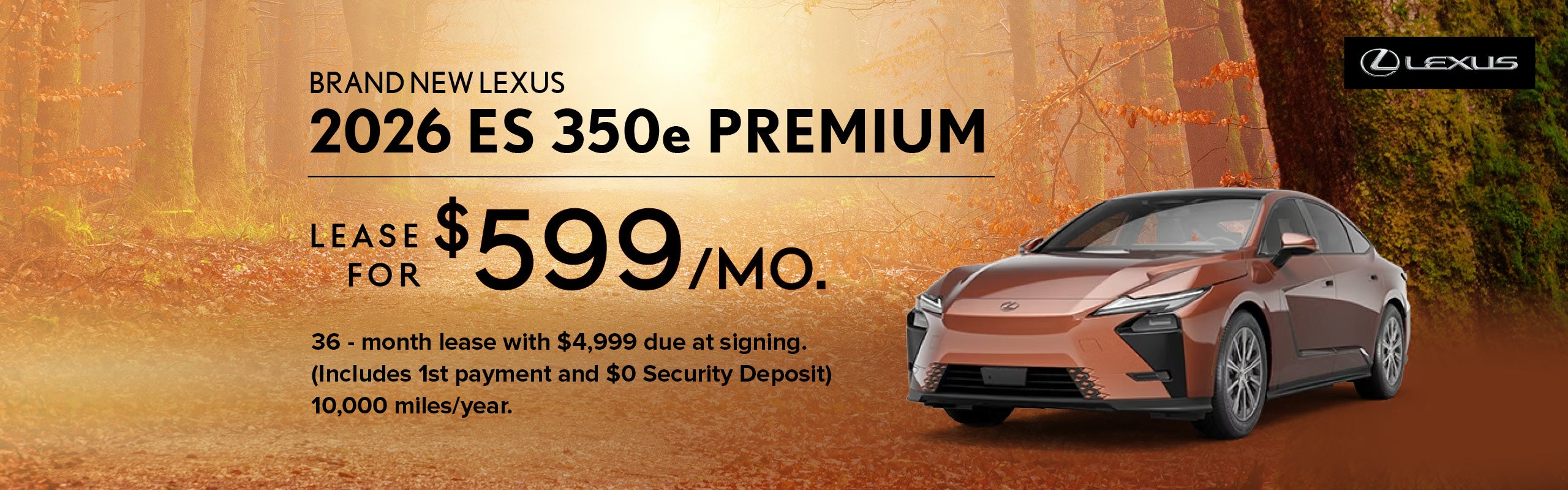 2026 Lexus ES 350e PREMIUM
