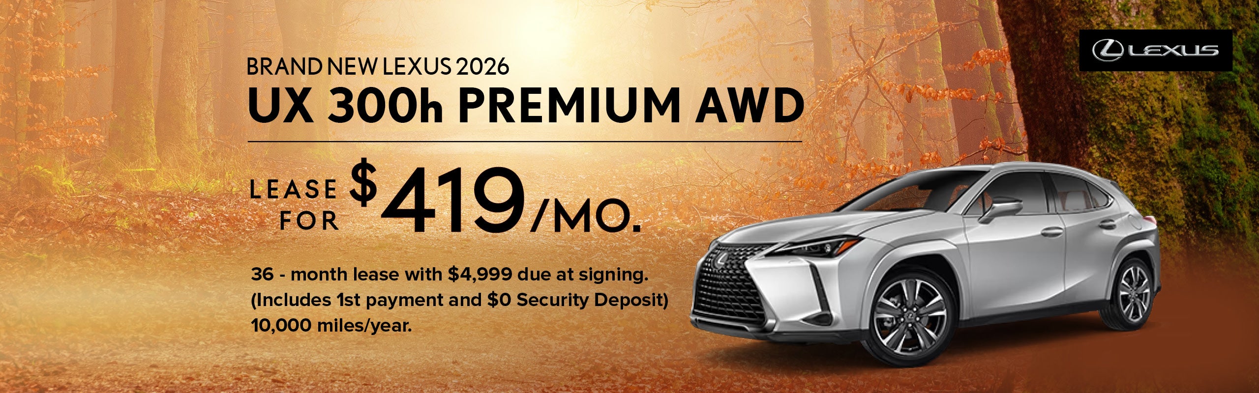 2026 Lexus UX 300h PREMIUM AWD