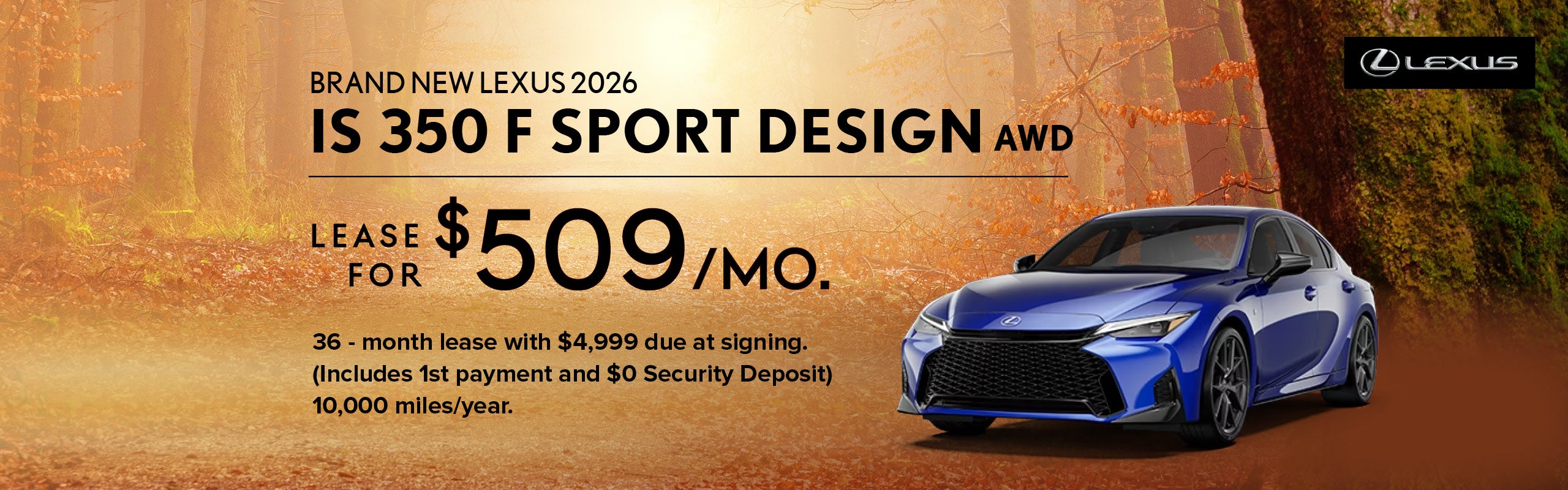 2026 Lexus IS 350 F SPORT DESIGN AWD