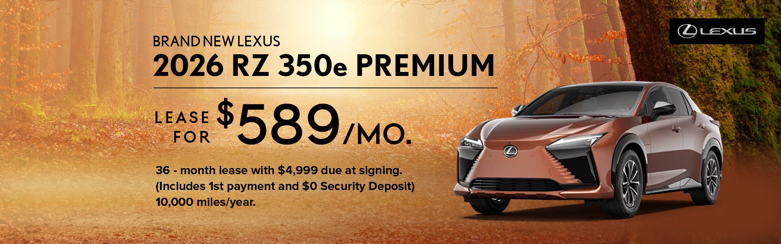 2026 Lexus RZ 350e PREMIUM