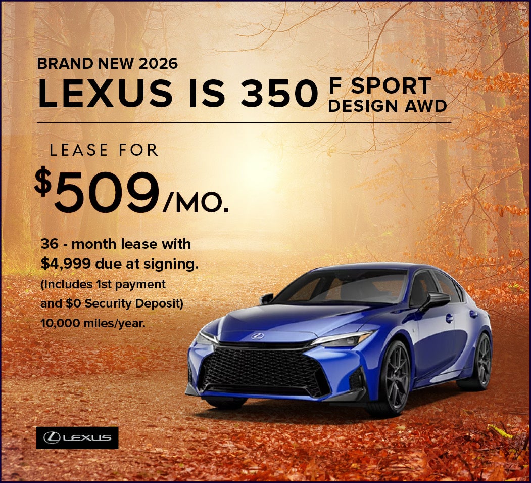 Brand New 2026 Lexus IS 350 F SPORT DESIGN AWD