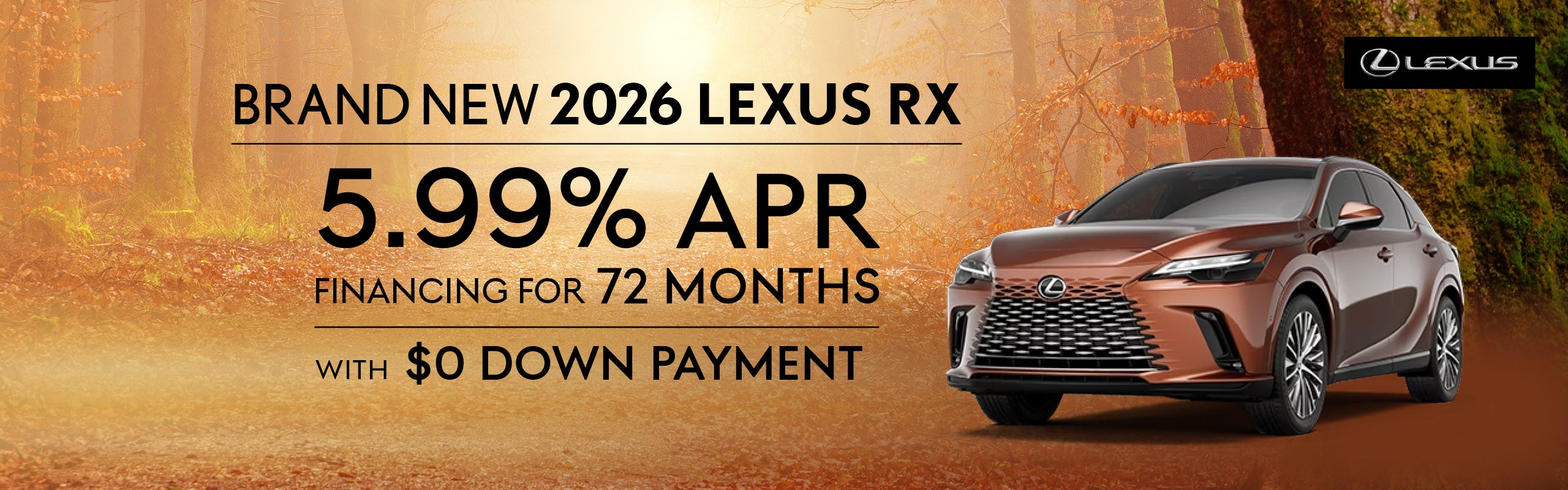 Brand New 2026 Lexus RX
