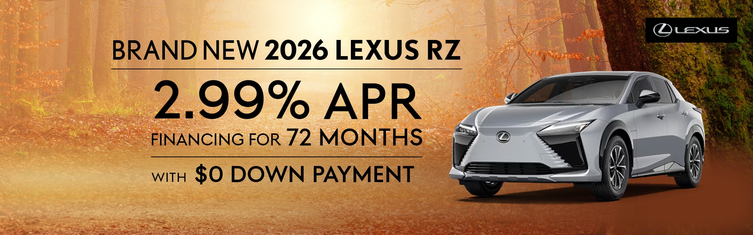 Brand New 2026 Lexus RZ