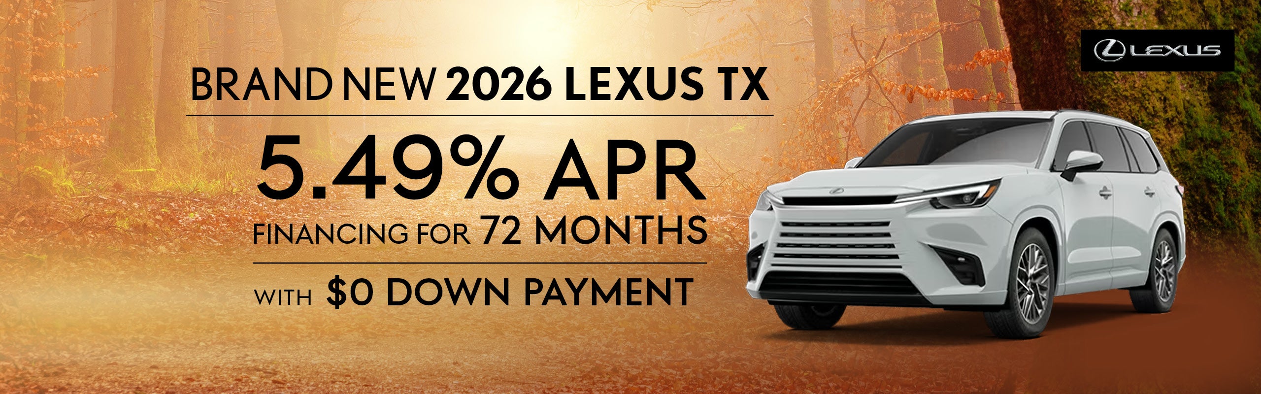 Brand New 2026 Lexus TX