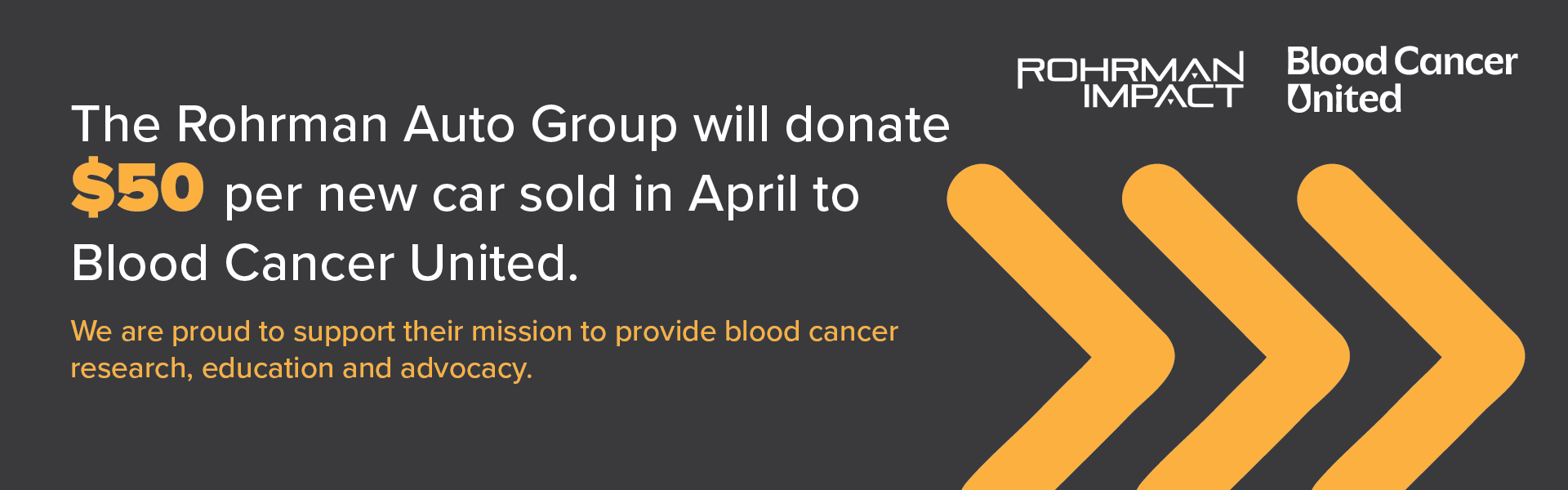 A portion of proceeds will be donated to Blood Cancer United