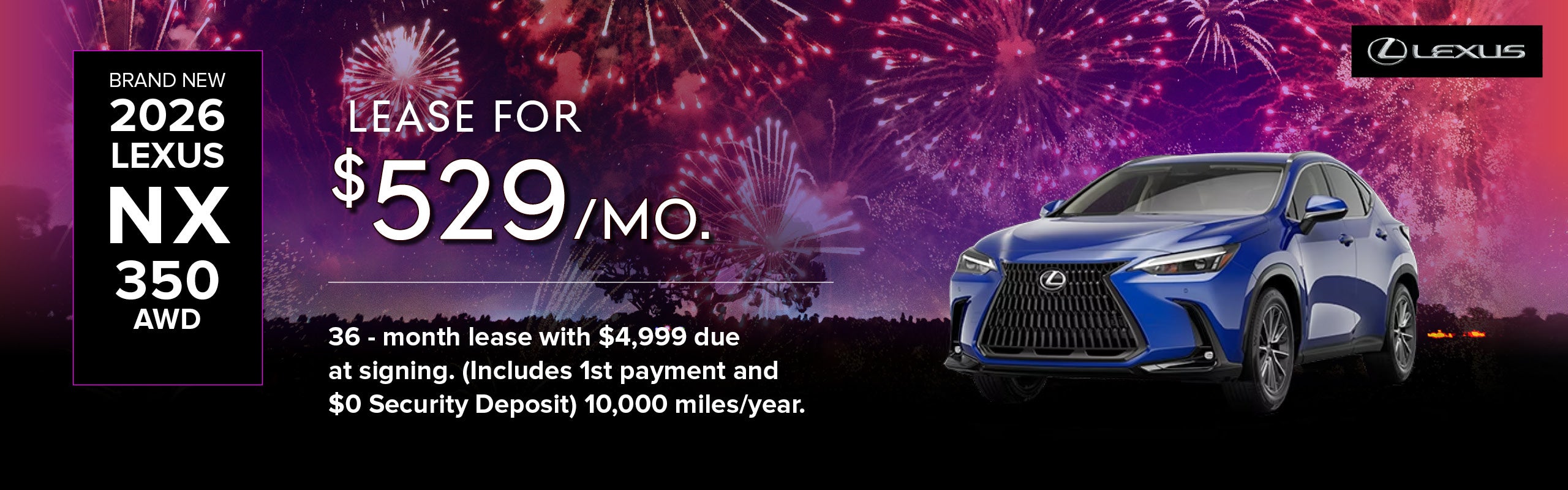 Brand New 2026 Lexus NX 350 AWD