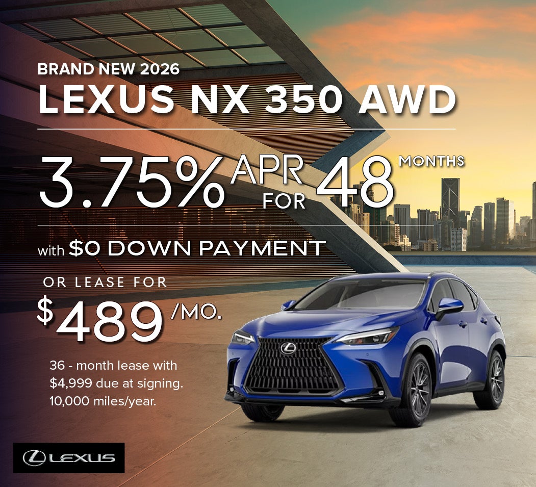 Brand New 2026 Lexus NX 350 AWD